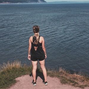 Lululemon black sports top